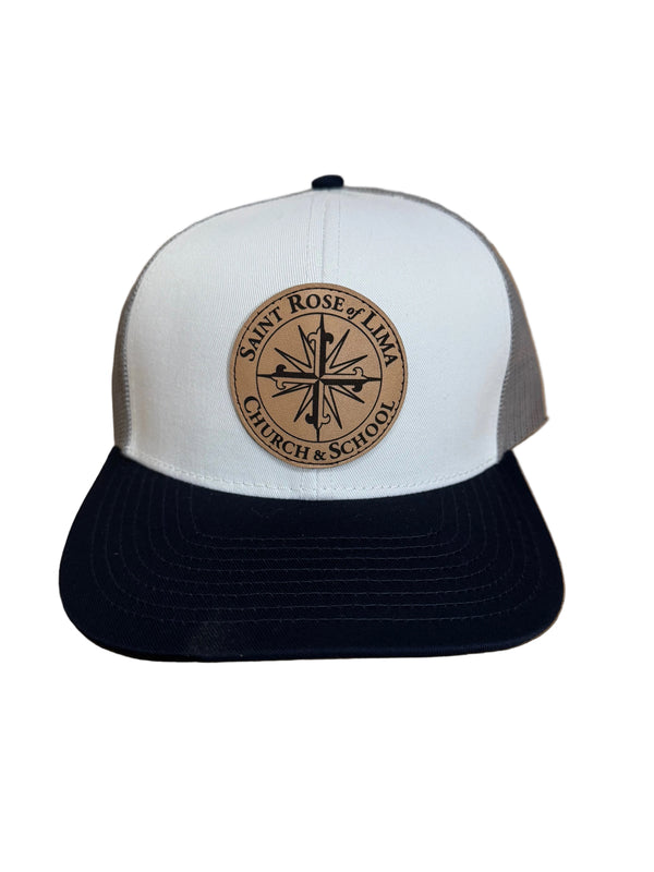 Saint Rose Leather Patch Trucker Hat