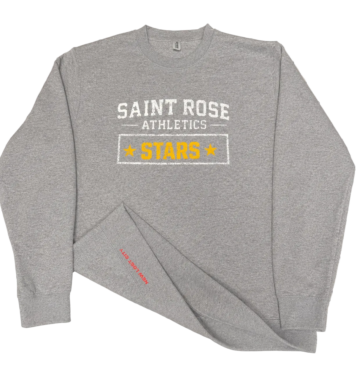 Saint Rose Yellow Stars Crew Sweatshirt