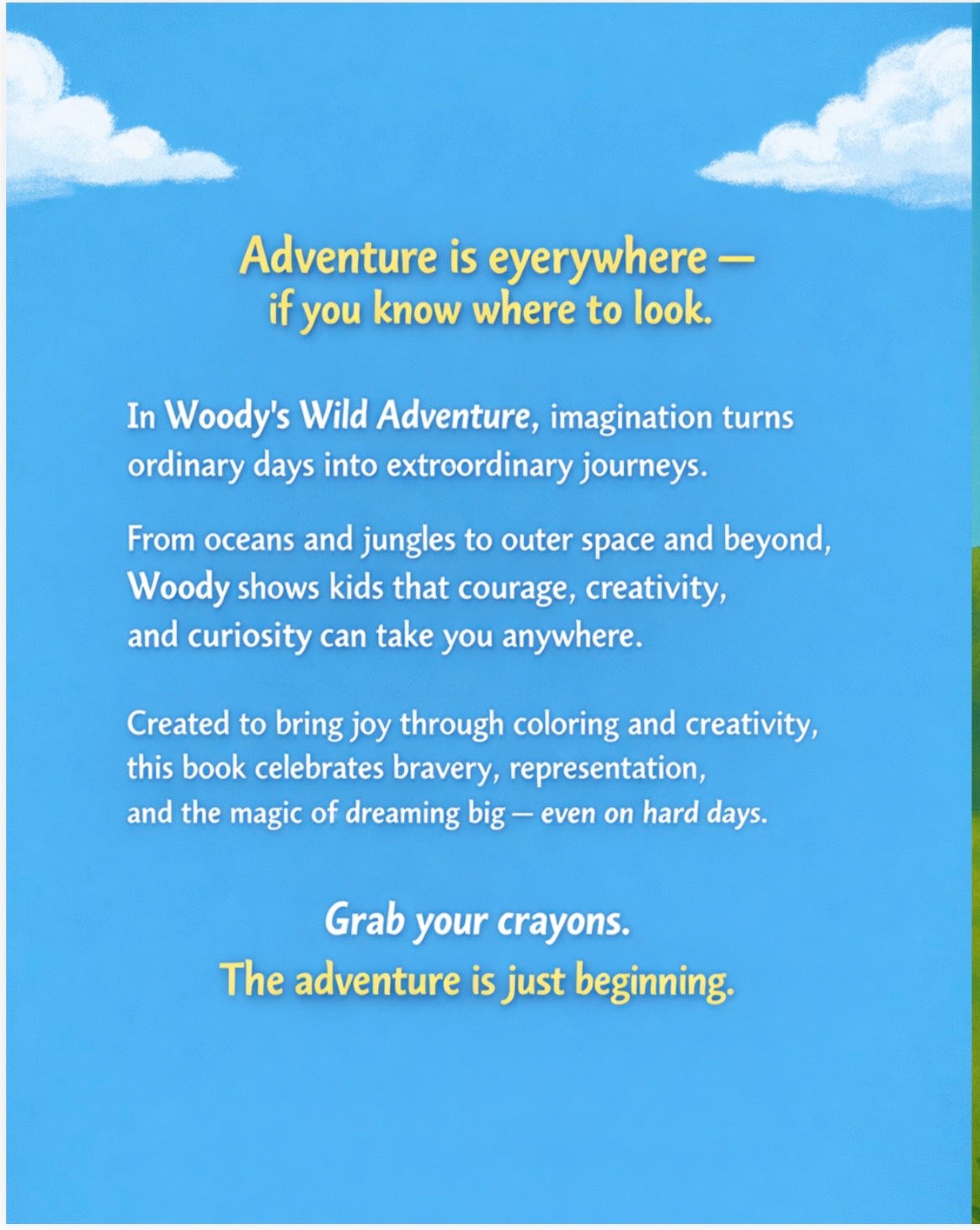 Woody’s Wild Adventures | The Coloring Book